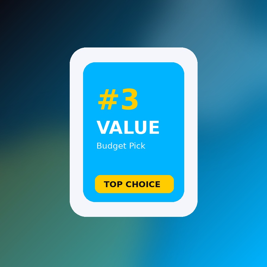 Budget product graphic